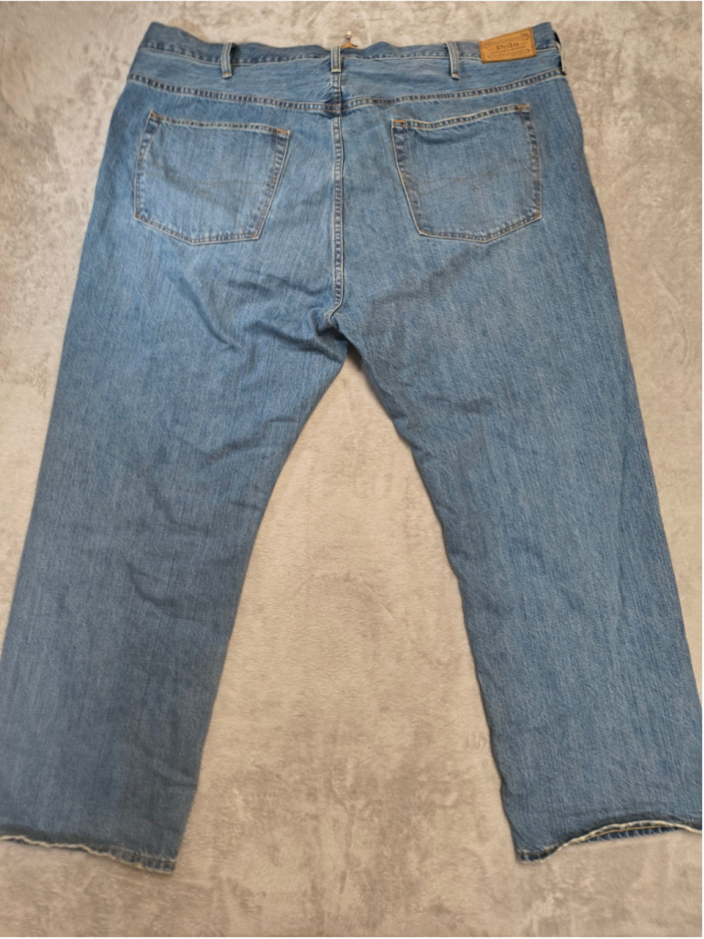 Polo Ralph Lauren Hampton Relaxed Straight Jeans Blue Denim Men's 48x30